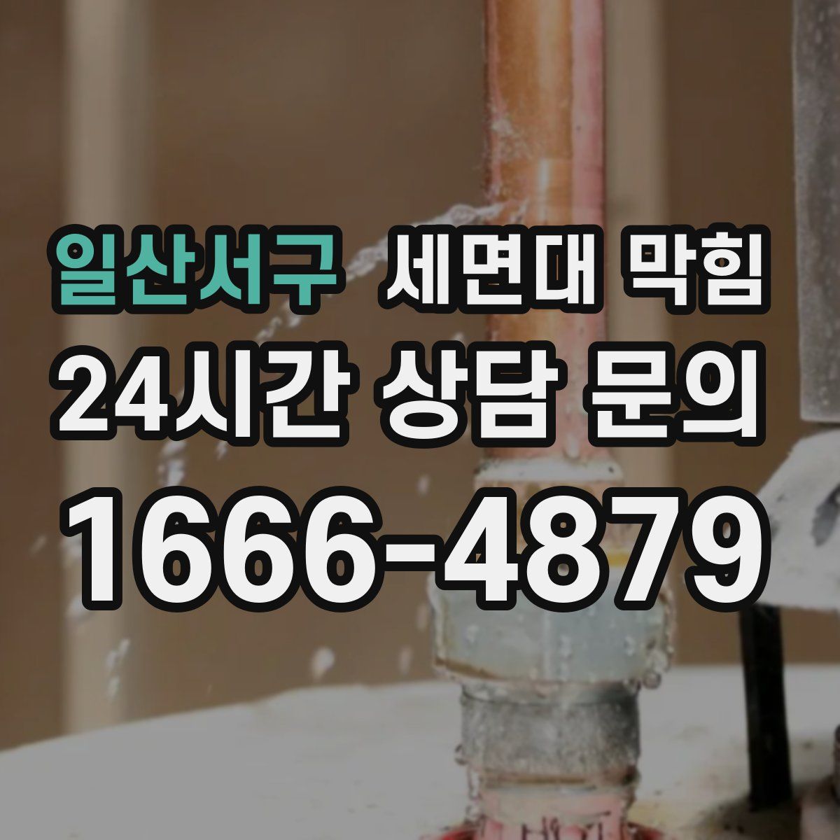 일산서구 세면대 막힘