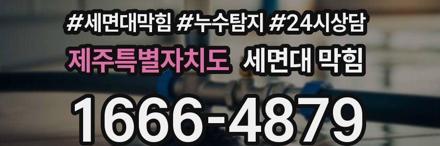 제주특별자치도 세면대 막힘