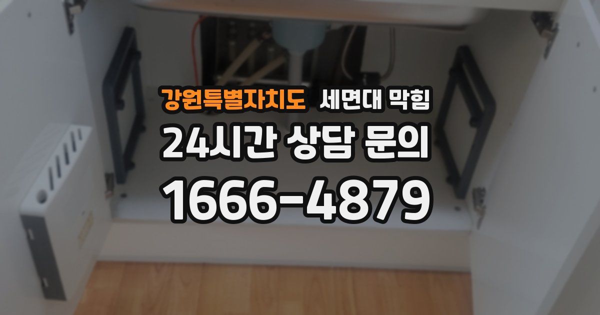 강원특별자치도 세면대 막힘