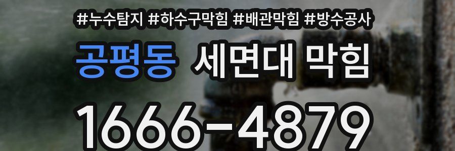공평동 세면대 막힘