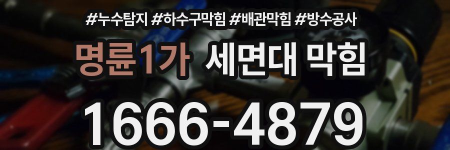 명륜1가 세면대 막힘
