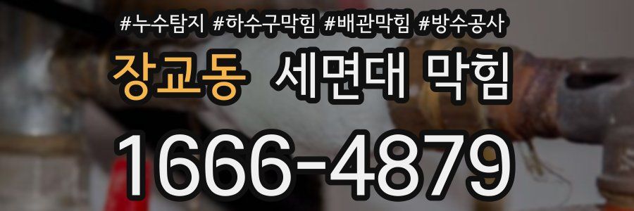장교동 세면대 막힘