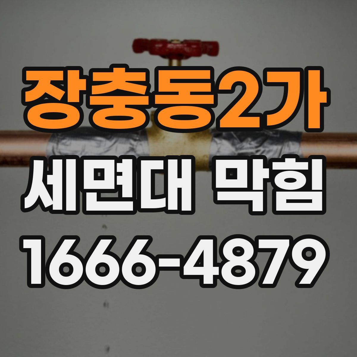 장충동2가 세면대 막힘