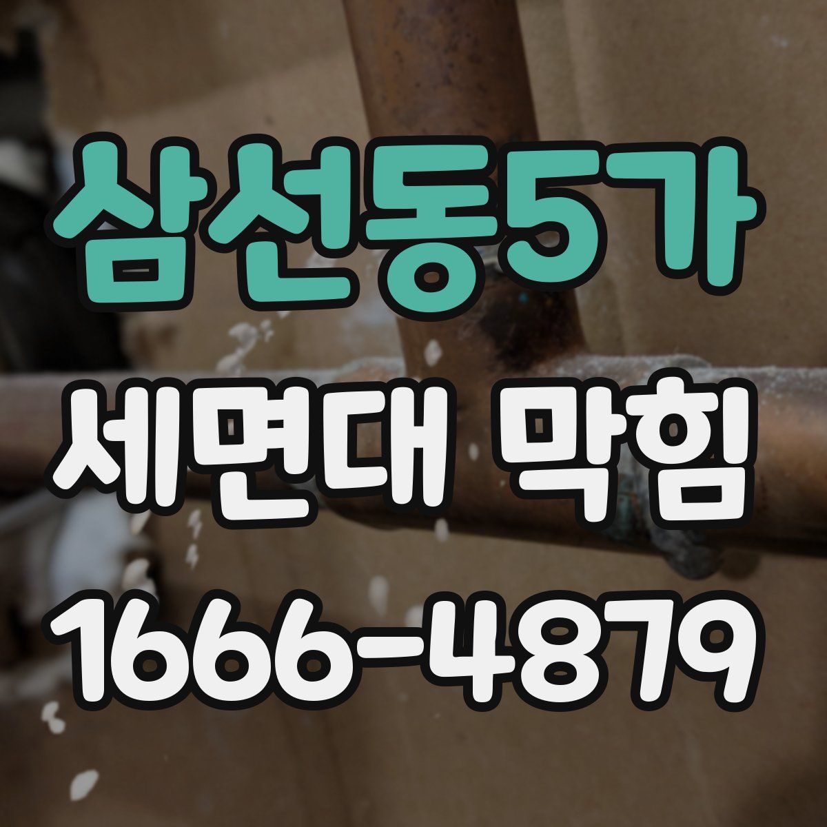 삼선동5가 세면대 막힘