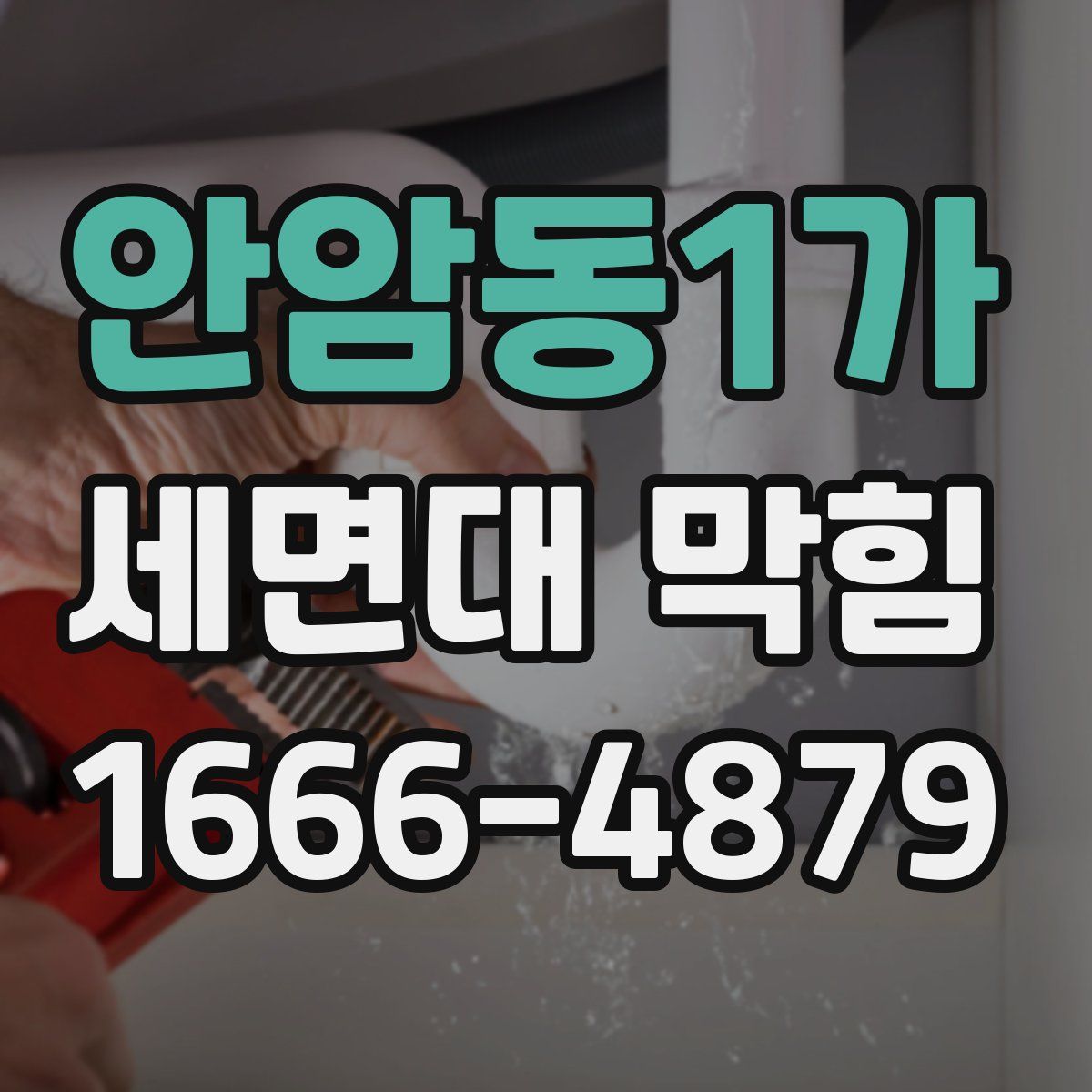 안암동1가 세면대 막힘