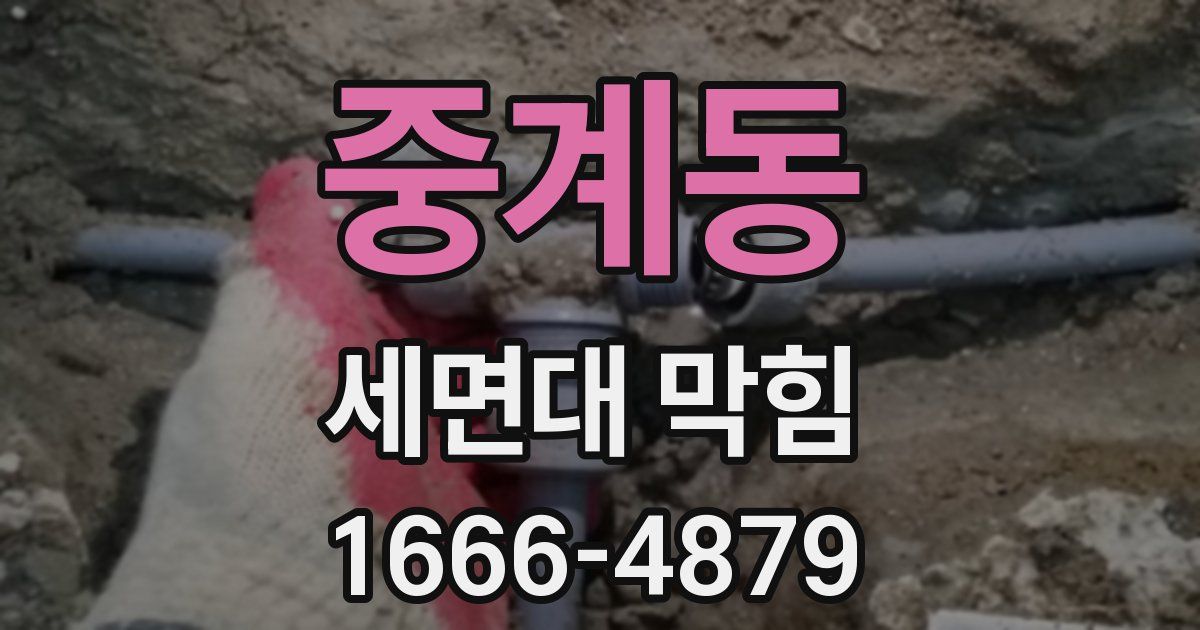 중계동 세면대 막힘