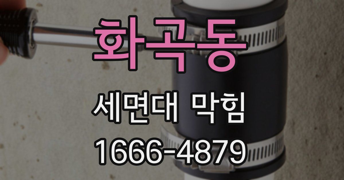 화곡동 세면대 막힘