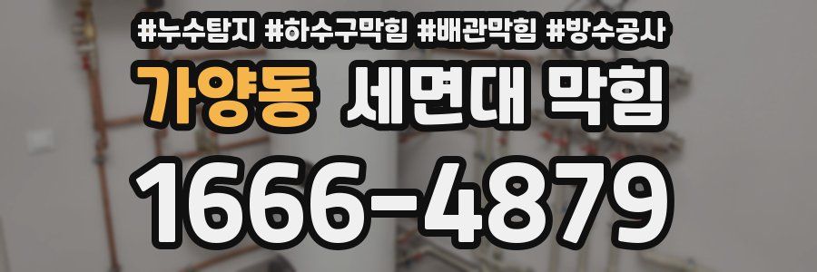 가양동 세면대 막힘