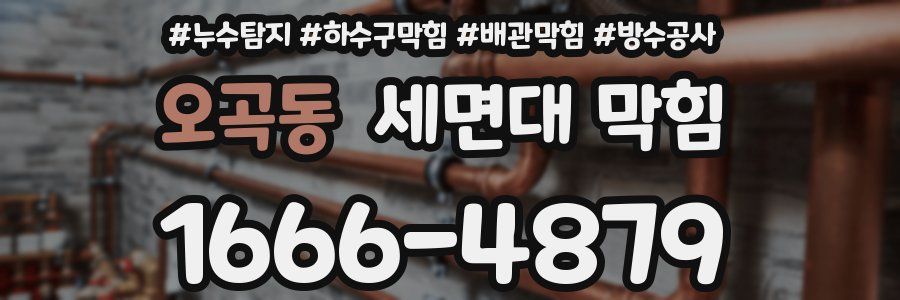 오곡동 세면대 막힘