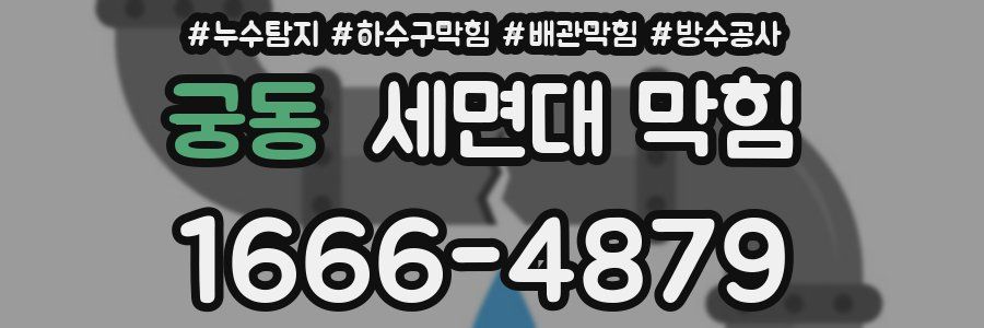궁동 세면대 막힘