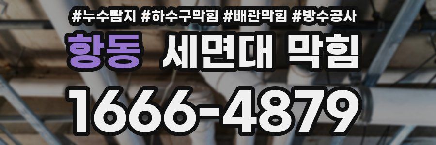 항동 세면대 막힘