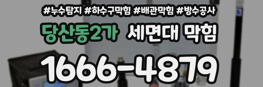 당산동2가 세면대 막힘