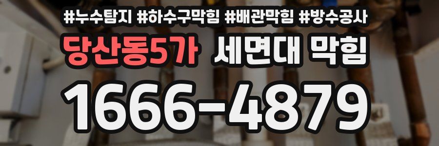 당산동5가 세면대 막힘