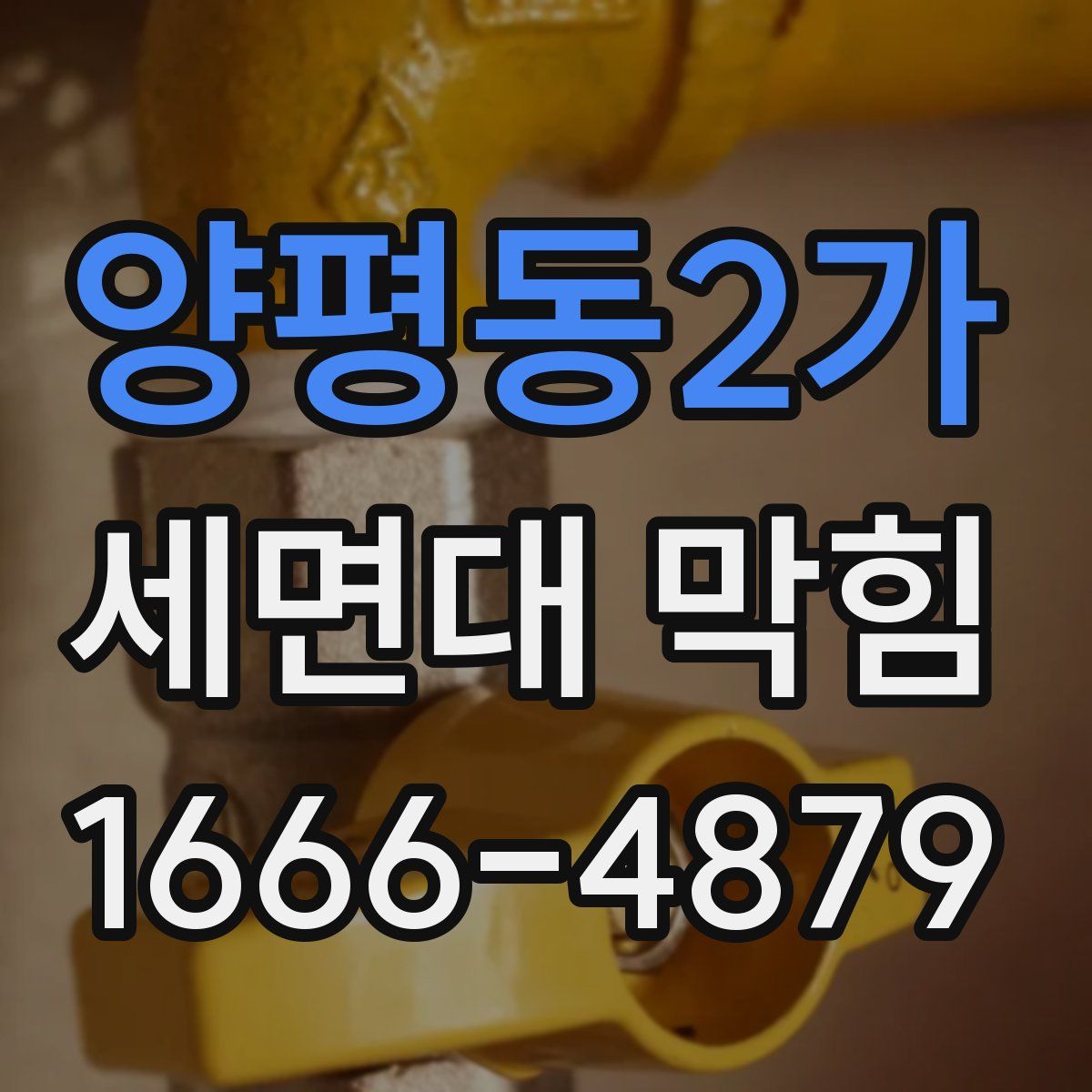 양평동2가 세면대 막힘