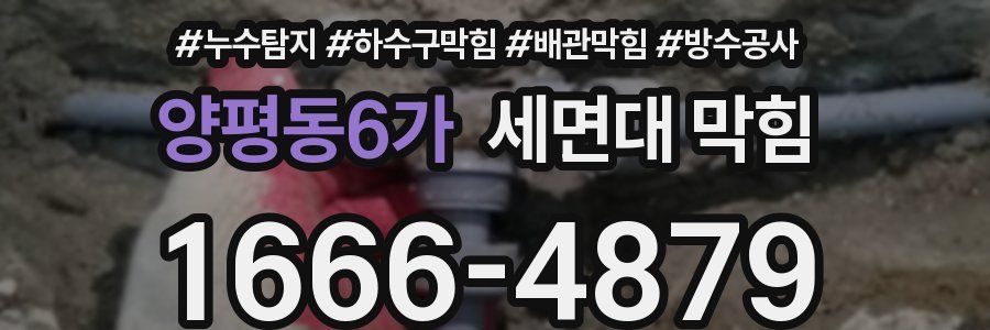 양평동6가 세면대 막힘