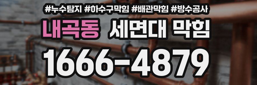 내곡동 세면대 막힘