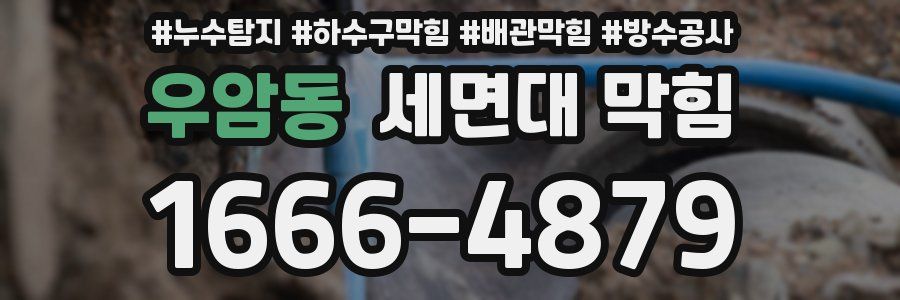 우암동 세면대 막힘