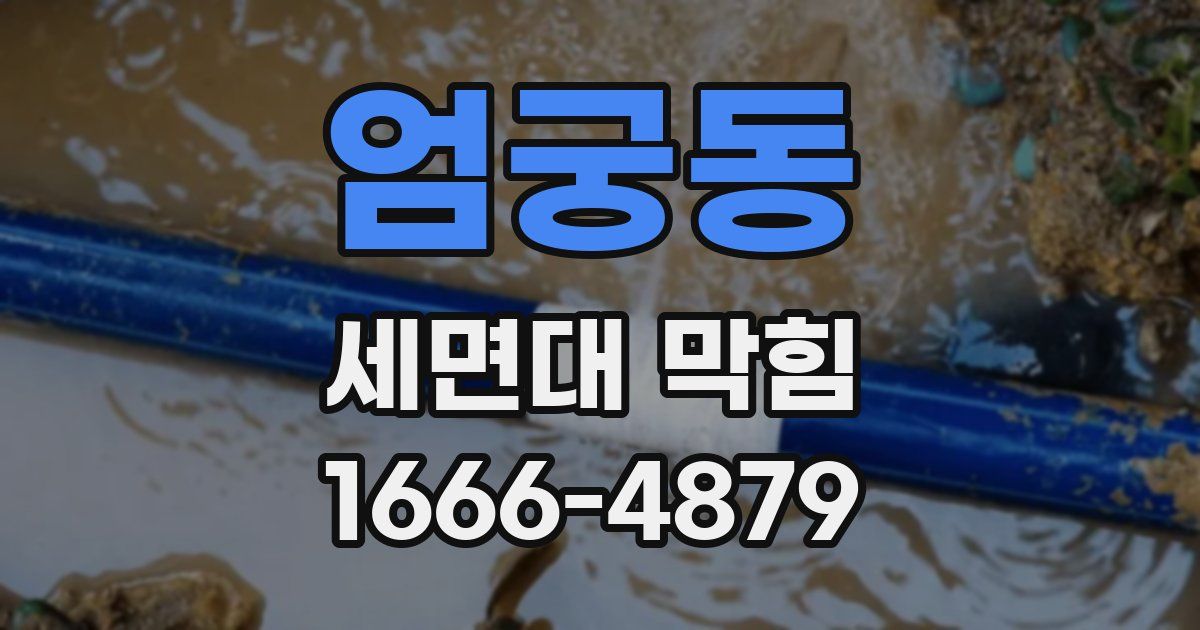 엄궁동 세면대 막힘