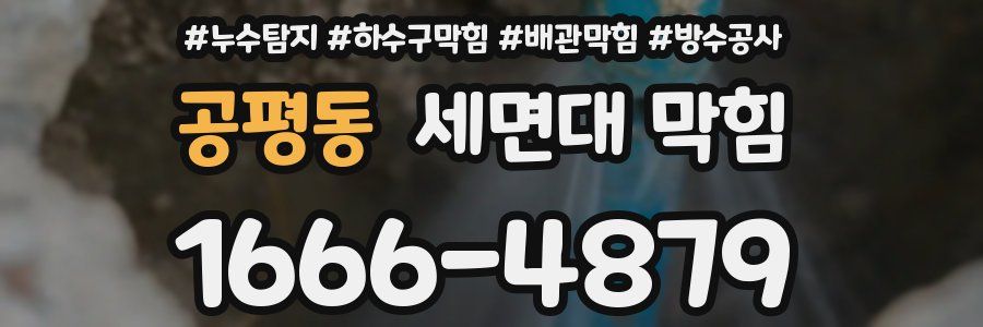 공평동 세면대 막힘