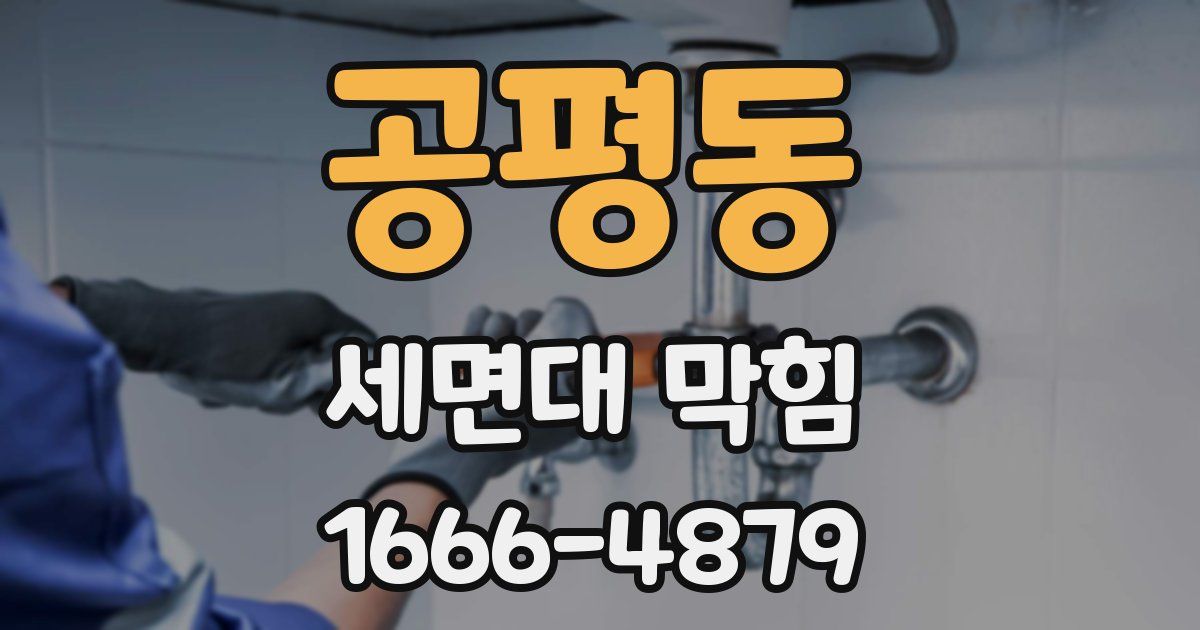 공평동 세면대 막힘