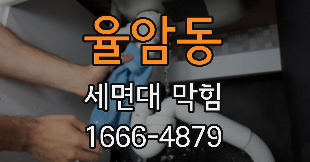 율암동 세면대 막힘