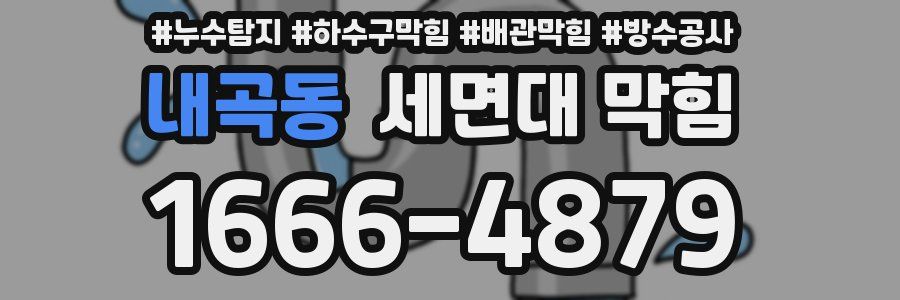 내곡동 세면대 막힘