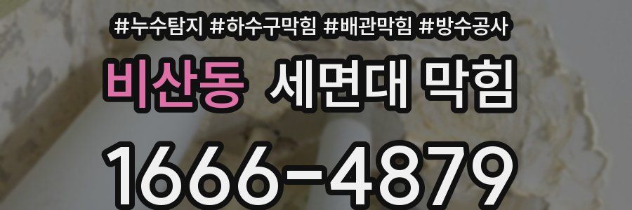 비산동 세면대 막힘