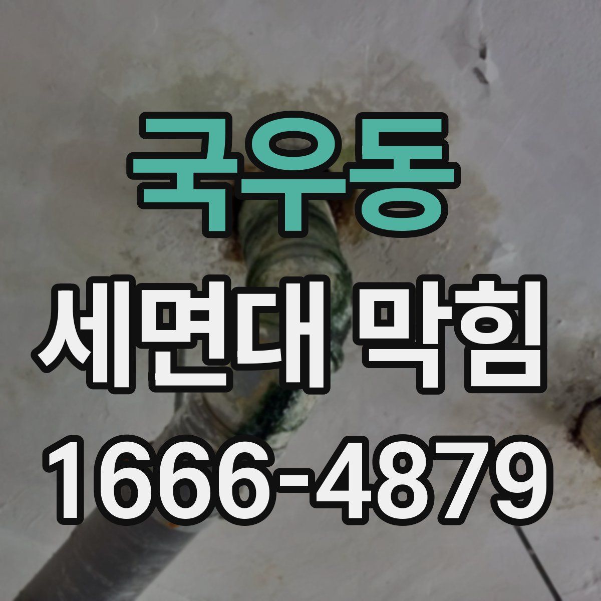 국우동 세면대 막힘