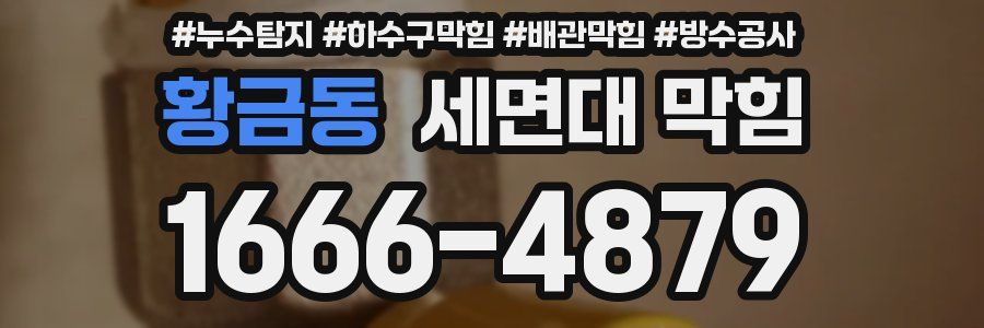 황금동 세면대 막힘