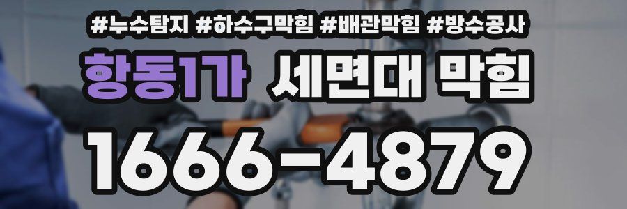 항동1가 세면대 막힘