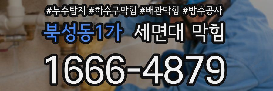 북성동1가 세면대 막힘
