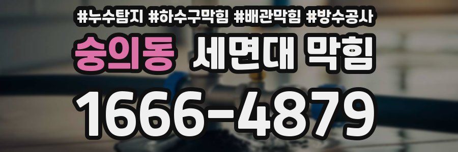 숭의동 세면대 막힘