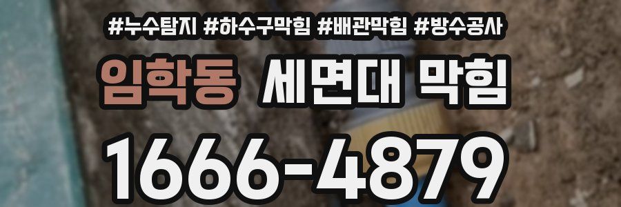 임학동 세면대 막힘
