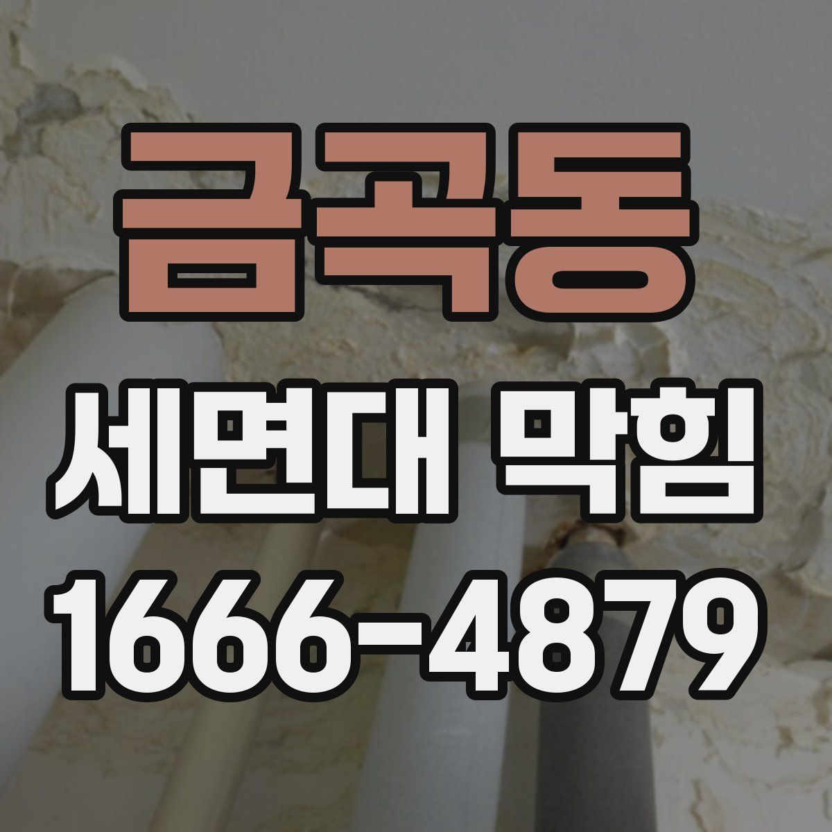 금곡동 세면대 막힘