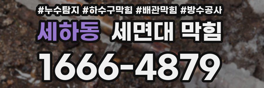 세하동 세면대 막힘