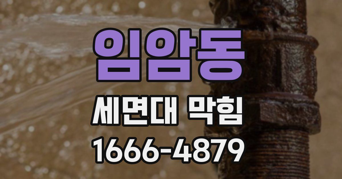 임암동 세면대 막힘