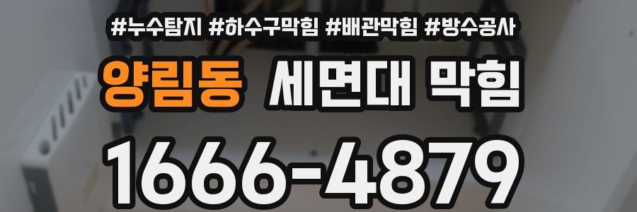 양림동 세면대 막힘