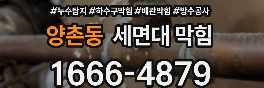 양촌동 세면대 막힘