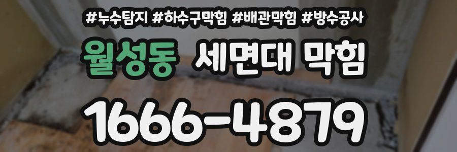 월성동 세면대 막힘