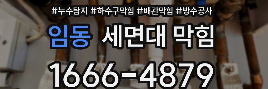 임동 세면대 막힘