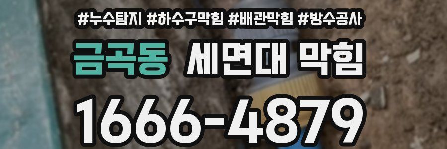 금곡동 세면대 막힘