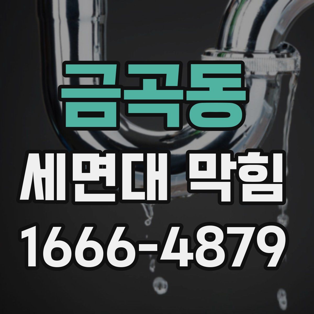 금곡동 세면대 막힘