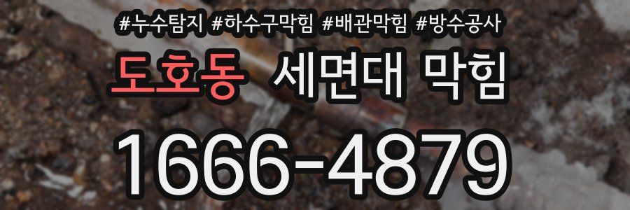 도호동 세면대 막힘