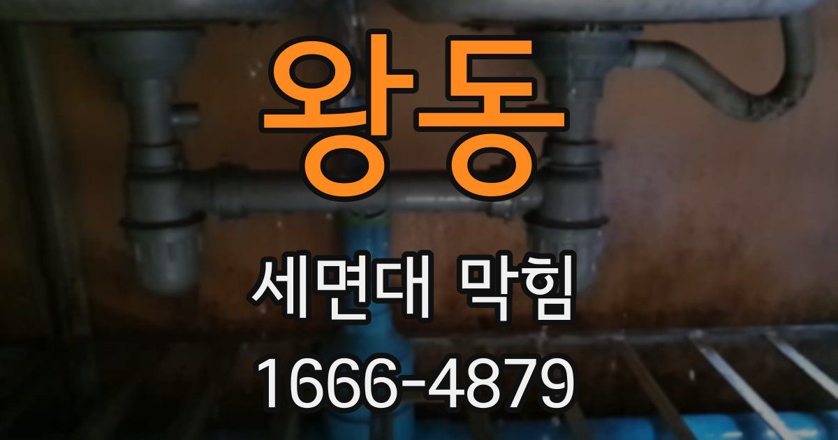 왕동 세면대 막힘
