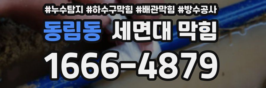동림동 세면대 막힘