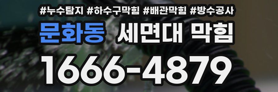 문화동 세면대 막힘