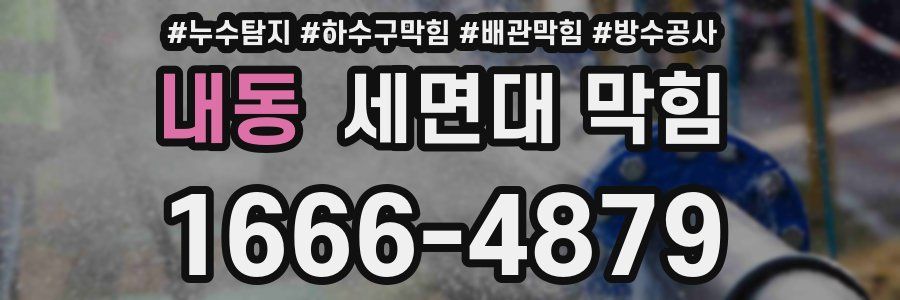 내동 세면대 막힘