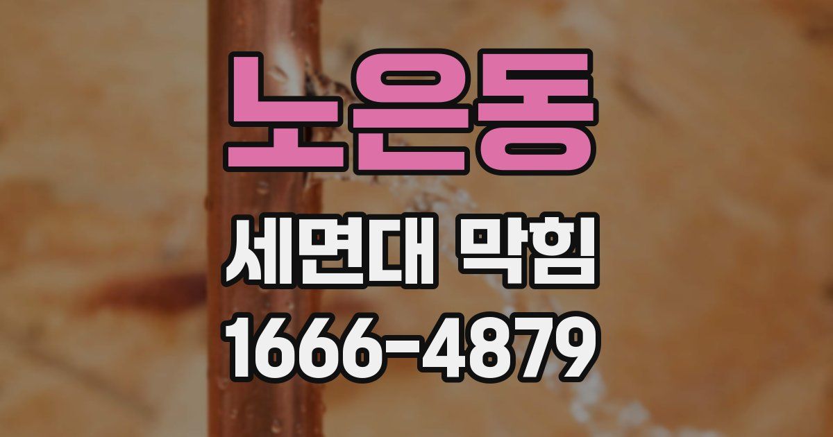 노은동 세면대 막힘