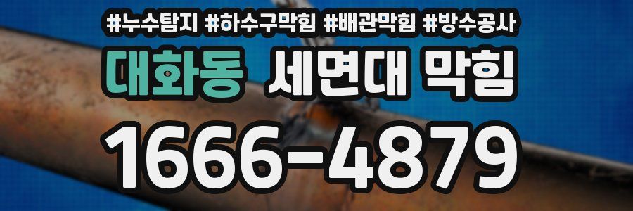 대화동 세면대 막힘