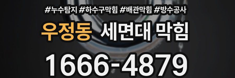 우정동 세면대 막힘